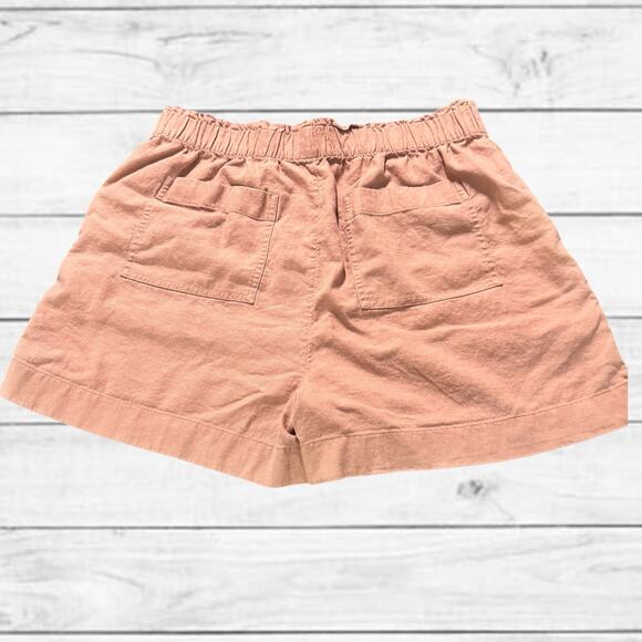44. LOFT Factory Linen Blend Shorts Size Large GUC - Picture 2 of 7